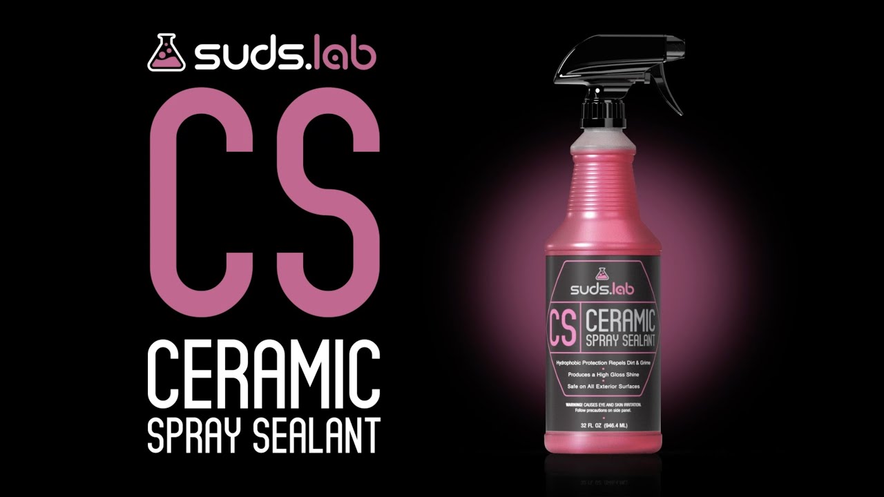 Suds Lab CS Ceramic Spray Sealant. Long Lasting Hydrophobic Spray 