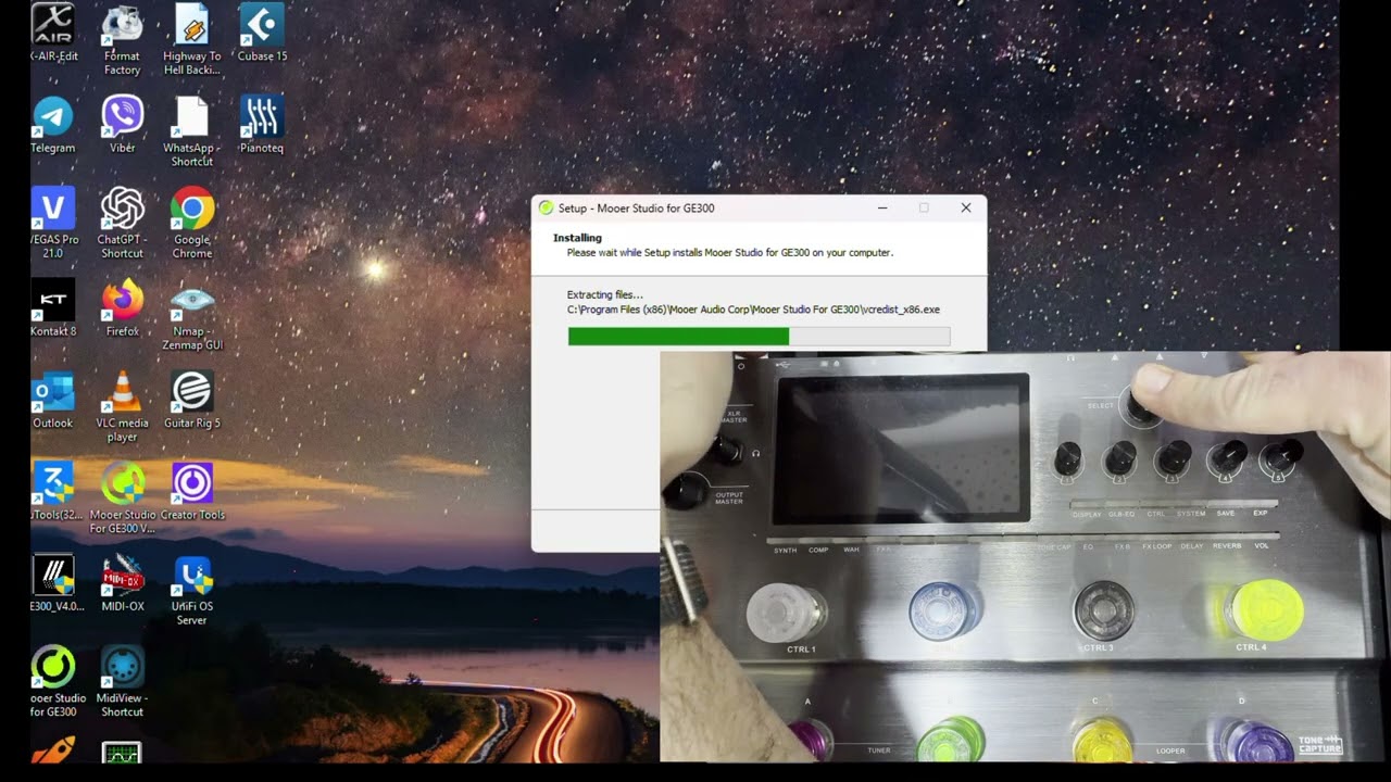 HOW TO UPDATE MOOER GE300 5.1 - YouTube