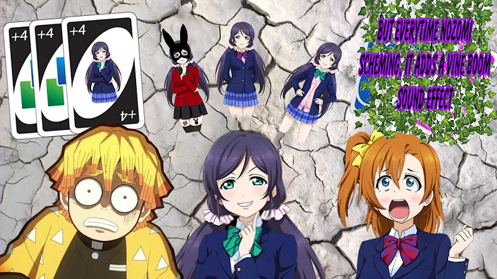 Honoka, Nozomi, and Kurisu plays UNO! But NOZOMIS ...
