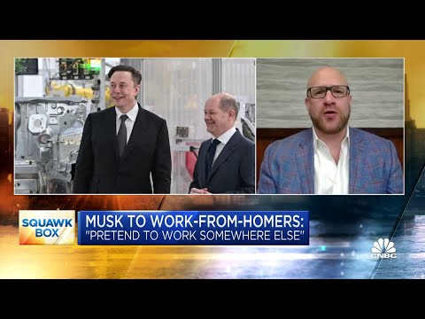 ⁣Elon Musk comments ignite debate over remote work versus returning to the office