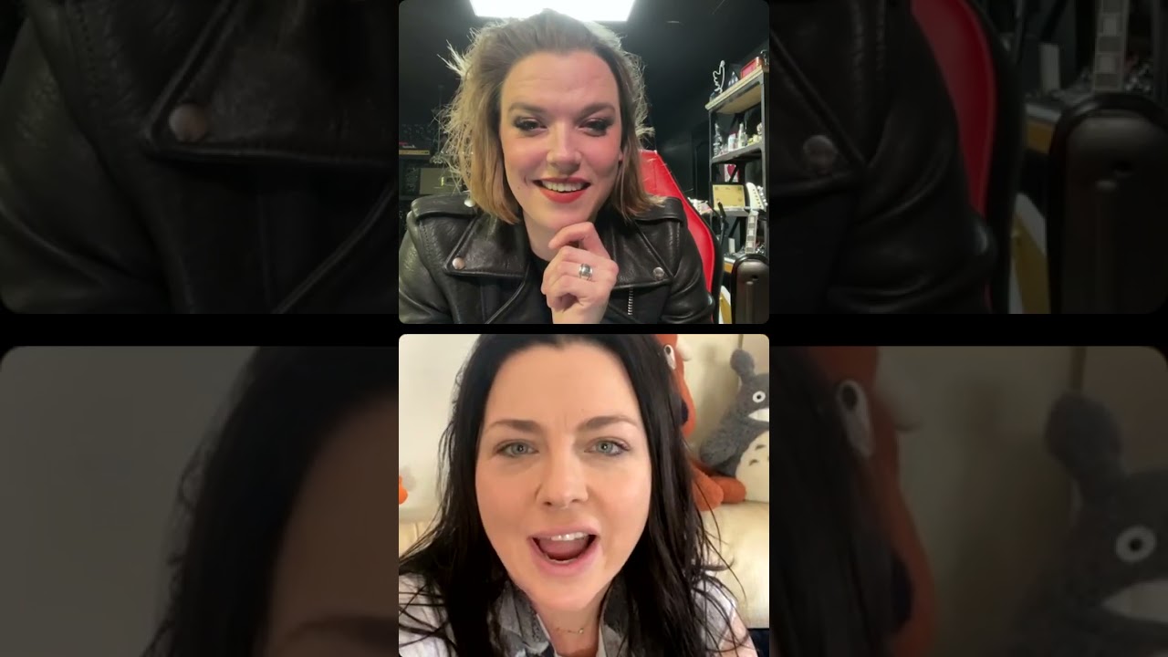 Lzzy Hale et Amy Lee live Insta