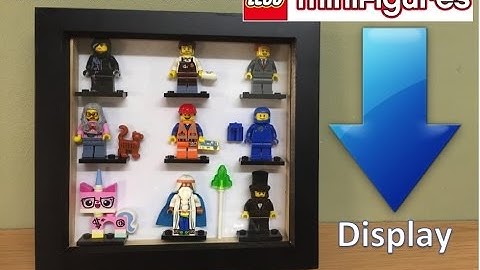 LEGO MOVIE MINI FIGURE Display. Make one for yourself..