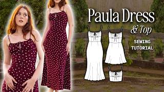 DIY MILKMAID DRESS - full sewing tutorial (w/ pattern) l Paula Dress