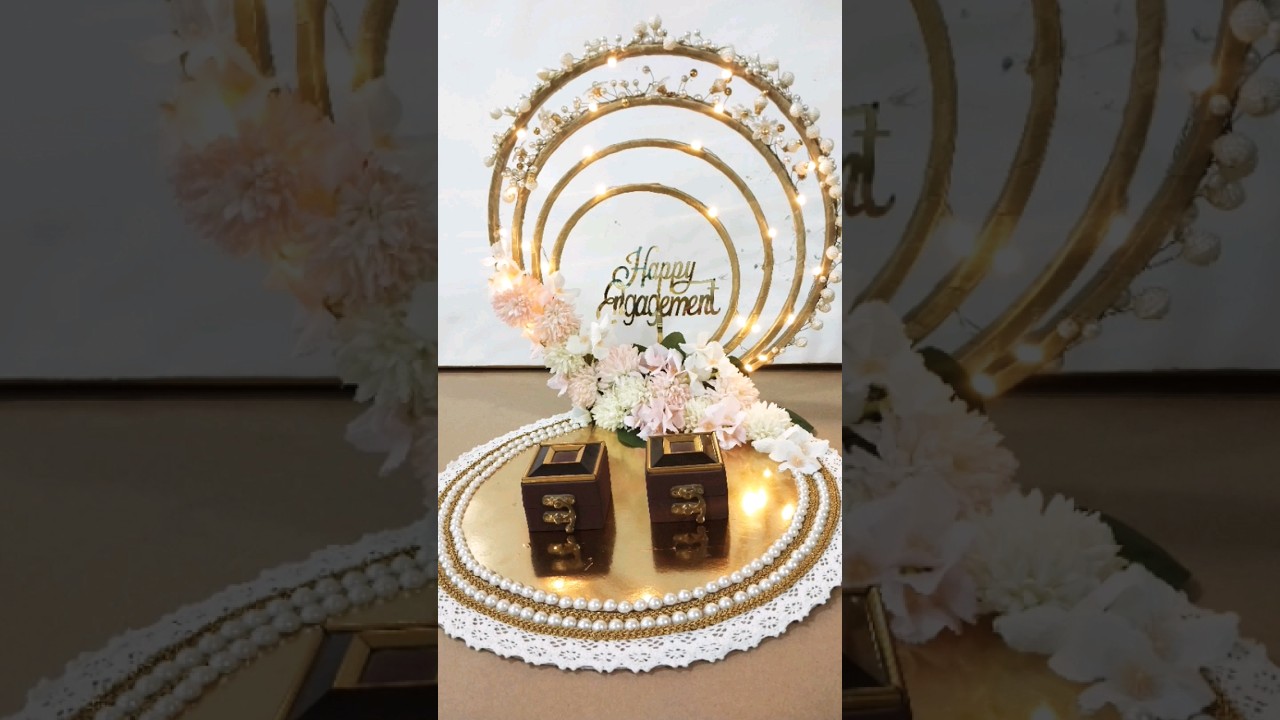 Creative Engagement Ring Presentation idea/Exclusive Engagement Ring Platter Decor/Designing Dreams