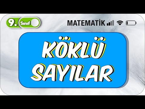 9.Sınıf Matematik Köklü Sayılar | Konu Anlatımı ve Soru Çözümü #2023