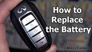 👉Infiniti Key Fob -- How to Replace Battery