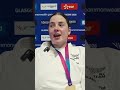 Gold Reflections: Sydnee Andrews reacts to her Commonwealth Games Gold