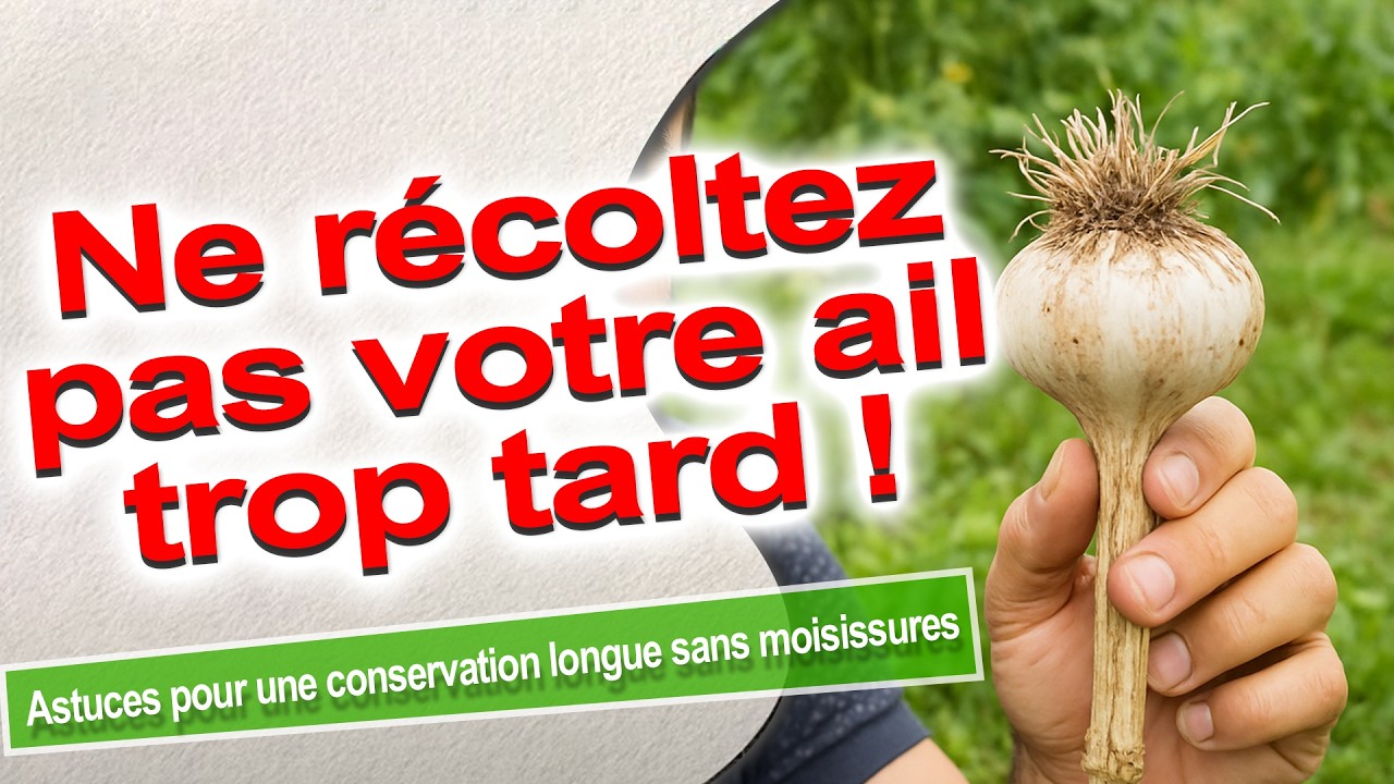 Récolter l'ail sans se tromper 🌱 Astuces + séchage pour une conservation longue durée