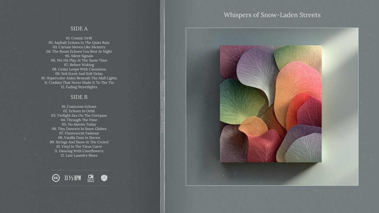 Whispers of Snow-Laden Streets LP | Kat Records Presents Twilight Echoes & Silent Reflections