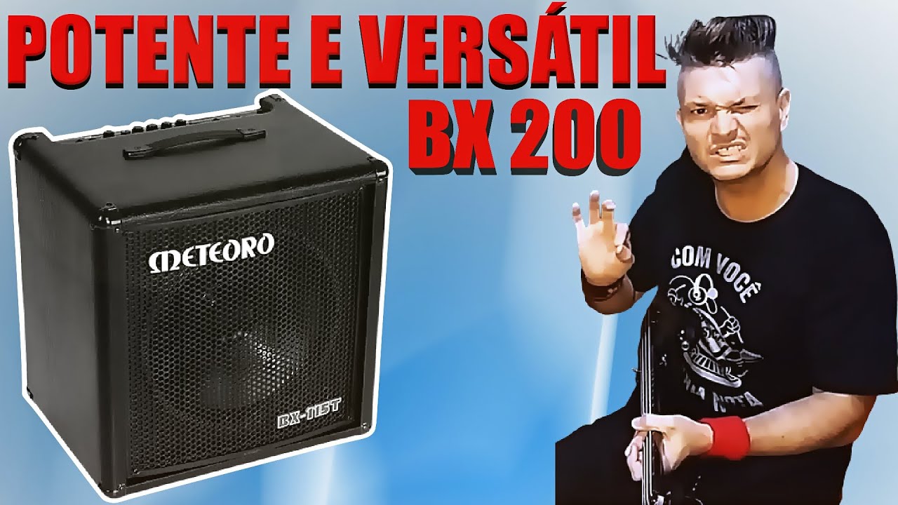 Amplificador METEORO Ultra Bass BX 200 Potente e Versátil