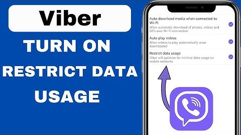 How To Restrict Data Usage On Viber | Turn Off Restrict Data Usage On Viber