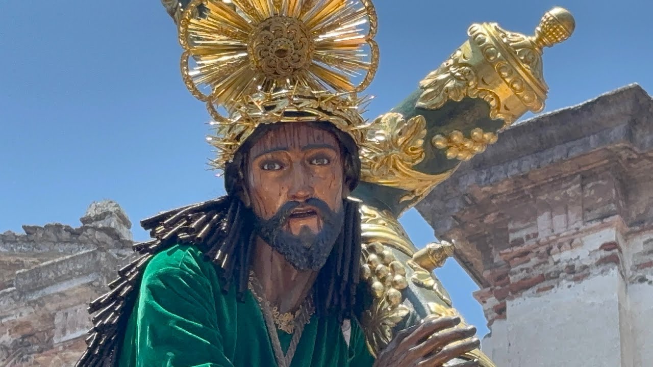 Callejuela de la O, Jesús de la Merced Antigua Guatemala. Domingo de Ramos 2025.