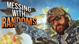 Black Ops 2 Messing with Randoms #31! - CONFUSED PLAYERS ANGERED!! [FLASHBANG TROLLING] | Whos Chaos