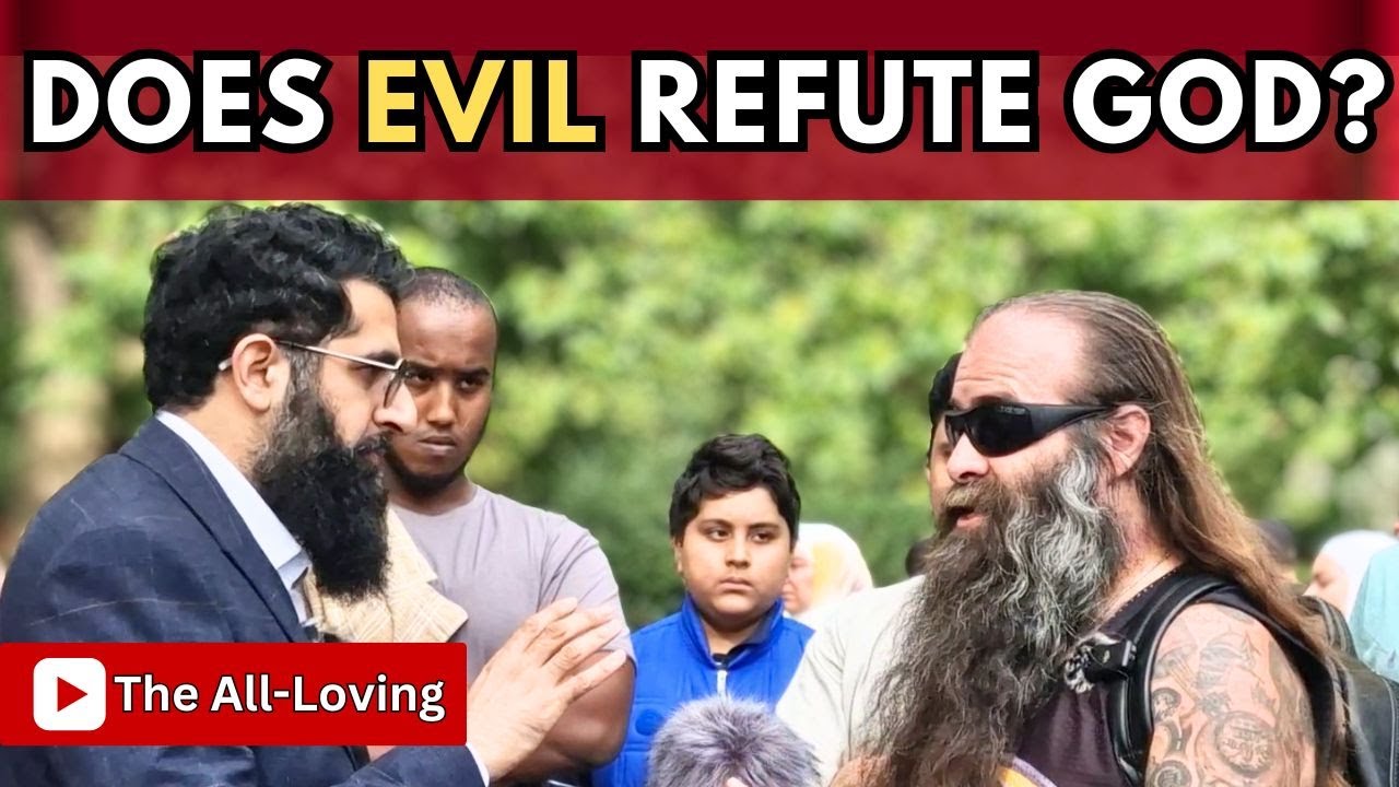 Опровергает ли зло Бога? Smile2Jannah против байкера | Уголок ораторов