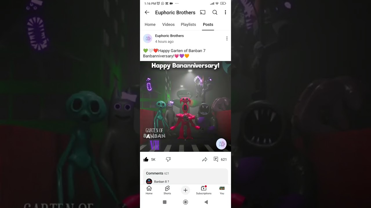 GUYS HAPPY Anniversary OF GARTEN OF BANBAN 7