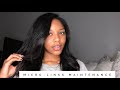 HOW TO BLOWDRY AND STRAIGHTEN MICRO-LINKS