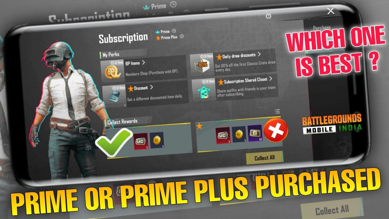 how to purchase prime & prime plus in bgmi after 2.7 update / Prime vs ...