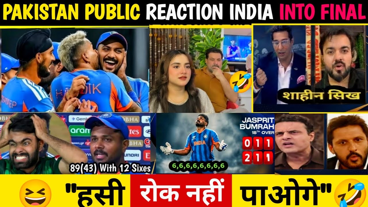 Pakistan Public Reaction India Into Final 