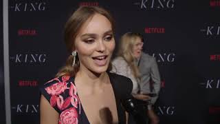 The King: Lily-Rose Depp "Catherine" Red Carpet Movie Premiere | ScreenSlam