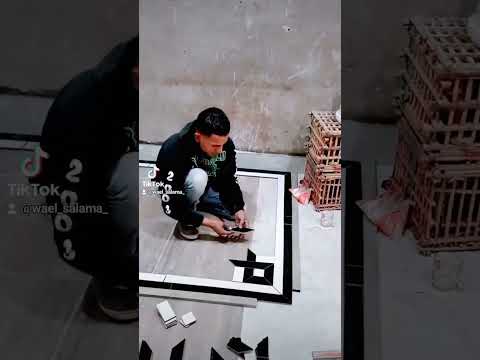 تقطيع وعمل سجاده سيراميك