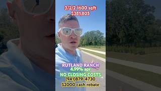 RUTLAND RANCH three bedroom two bathrooms 1600 ft.² dead end preserve lot Parrish New Construction