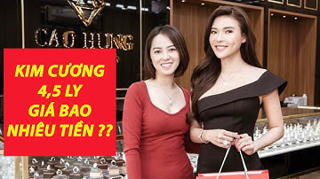 Kim cương, hột xoàn 4,5 ly giá bao nhiêu tiền ???
