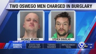 2 Oswego men charged in burglary