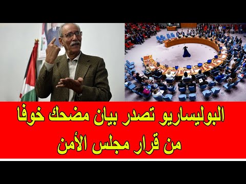 فضيحة البوليساريو تصدر بيان و طلب مضحك خوفا من قرار مجلس الأمن