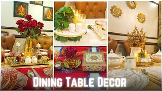 Dining Table Decor And Organization Ideas | Dining Table Makeover | Happy Home Vibes