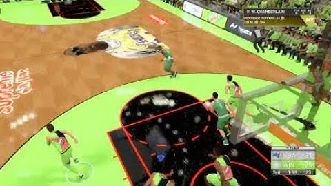 NBA 2K22 snatch block reverse dunk