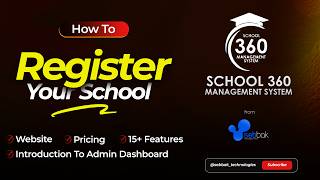 How To Register Your School on School 360 Management System (Step-by-Step)
