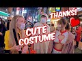 Can YOU Talk to Japanese Girls in their Language? Halloween Tokyo, Shibuya