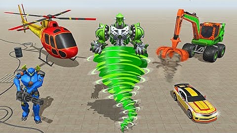 Multi Robot Tornado Car Robot Games