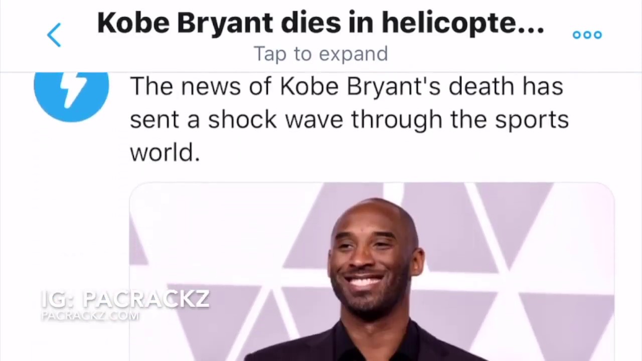 KOBE BRYANT HELICOPTER CRASH VIDEO CARTOONS PREDICTS KOBE BRYANTS