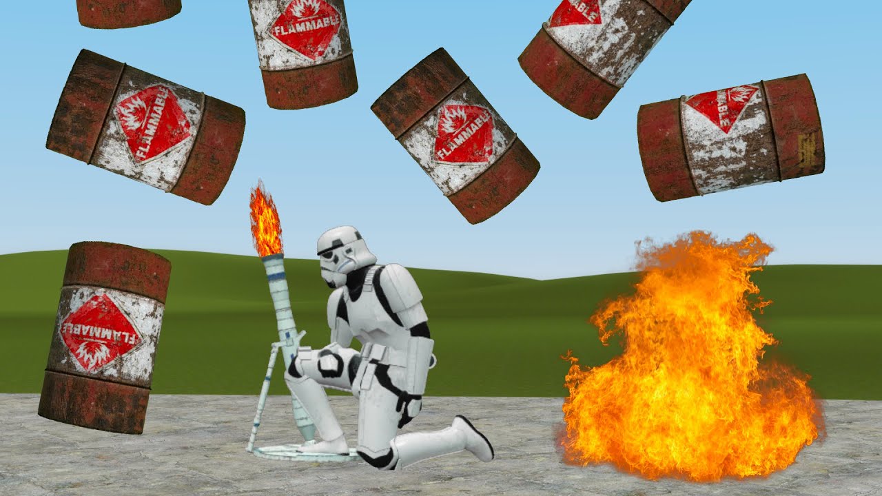 I Abuse My Admin Powers With EXPLOSIVES - Gmod Star Wars RP Admin Trolling