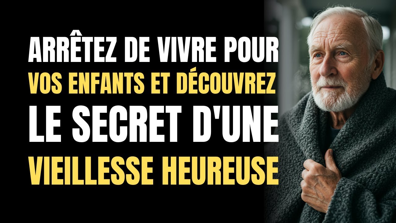 Arrêtez De Vivre Pour Vos Enfants Et Découvrez Le Secret D´Une Vieillesse Heureuse