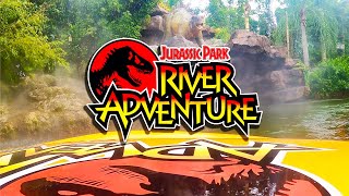 Jurassic Park River Adventure | POV 4K Front Seat | Universal Orlando Resort - Islands of Adventure