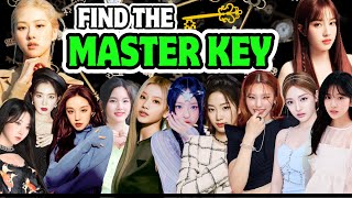 FIND THE MASTER KEY🕵️‍♂️🗝️ EP.2 - FEMALE VERSION [KPOP INTERACTIVE GAME]|KPOP GAMES 🎮 KPOP QUIZ