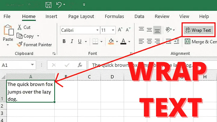 How to Wrap Text in Excel [2020] (3 easy methods)