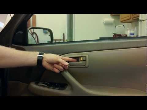 removing interior door panel toyota camry #6