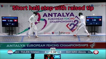 Touch Breakdown: Tristen Tulen beautifully executes a second intention parry riposte off a flick