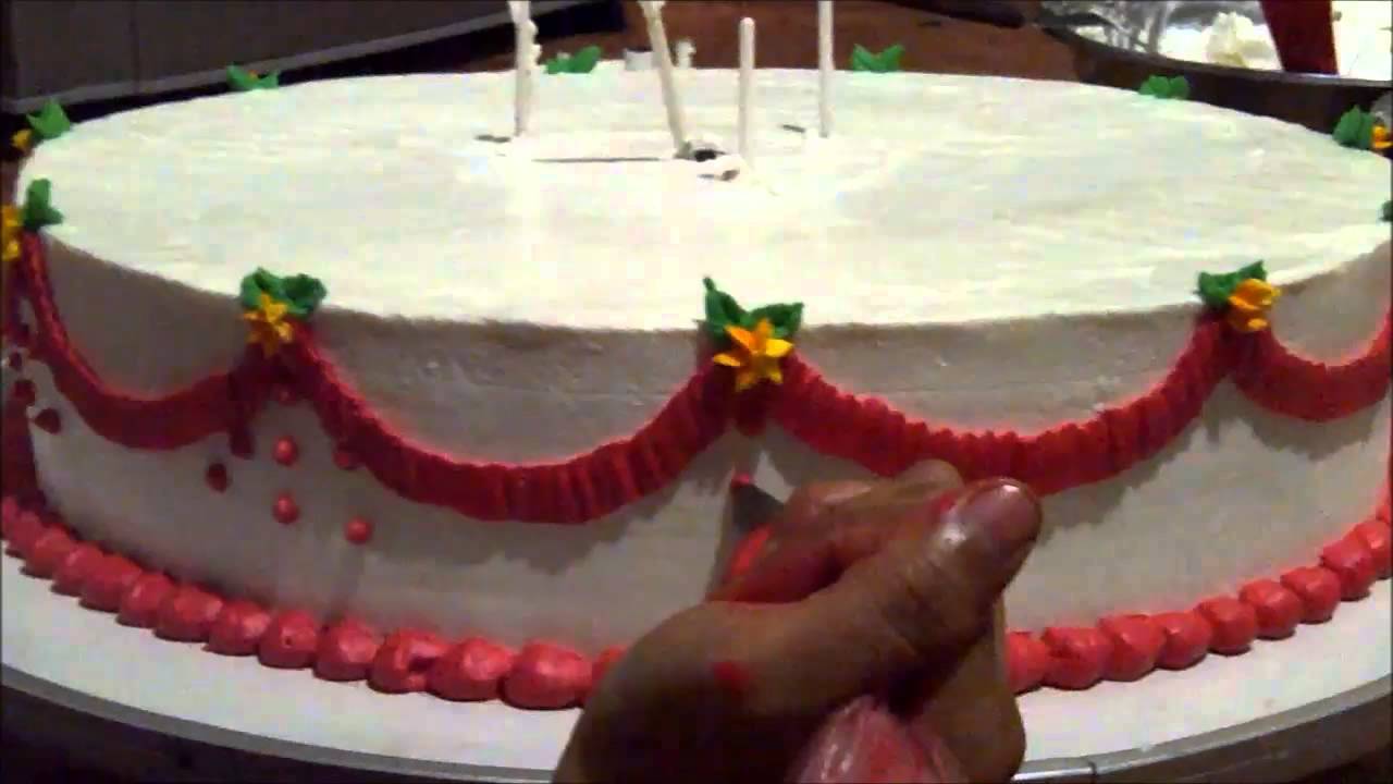 Menghias Kue  Tart Pesta Pernikahan Pengantin YouTube