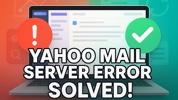 How to Fix Yahoo Mail Authentication Server Error | Authenticate Server Error  in Yahoo Mail Solved!