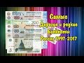 Самые дорогие ценные и редкие банкноты России с 1997 по 2017