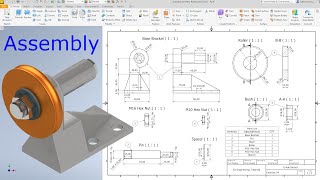 Guide Bracket Assembly | Autodesk Inventor Tutorial