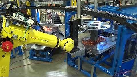 Automatic Generator Stator Assembly Line manufactured in the USA