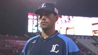 2020年8月29日 埼玉西武・ノリン投手ヒーローインタビュー