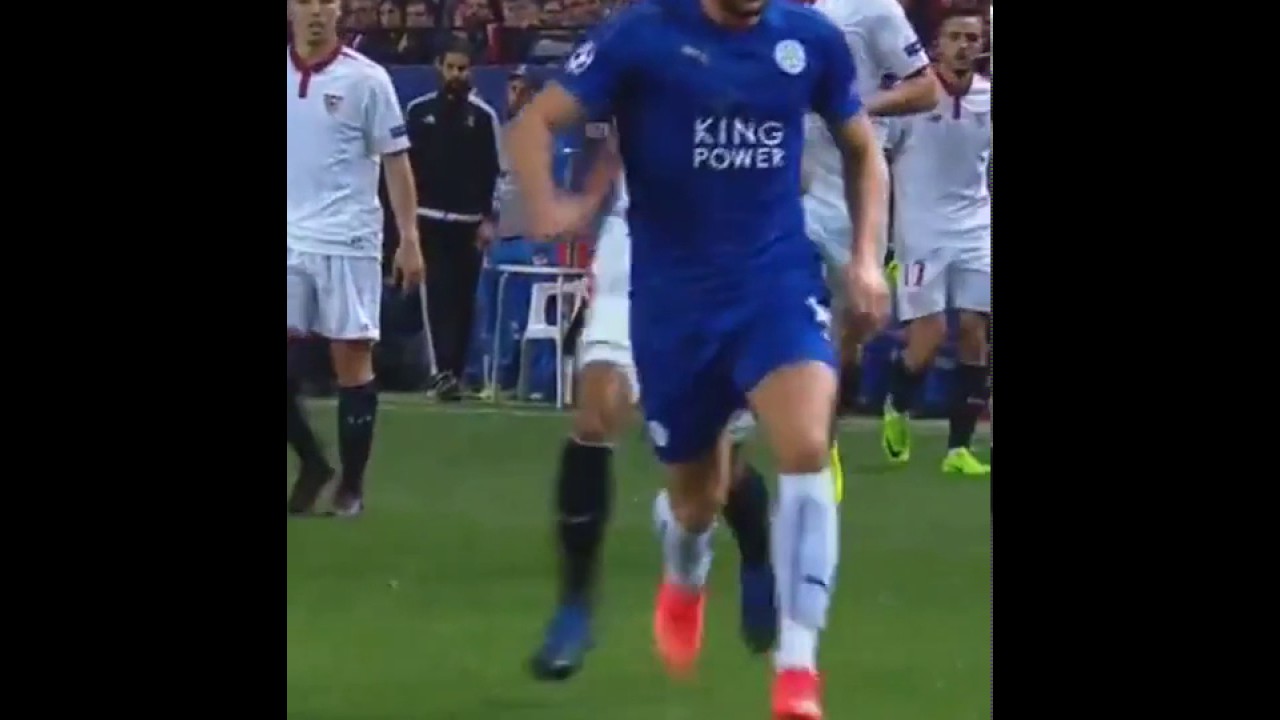 Jamie Vardy Goal // Sevilla vs Leicester City 2-1 UCL 22/ 02/ 2017 HD