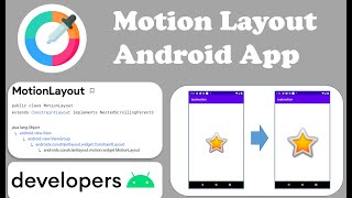 Motion Layout Tutorial 2022 | Android Developer | code share screenshot 5