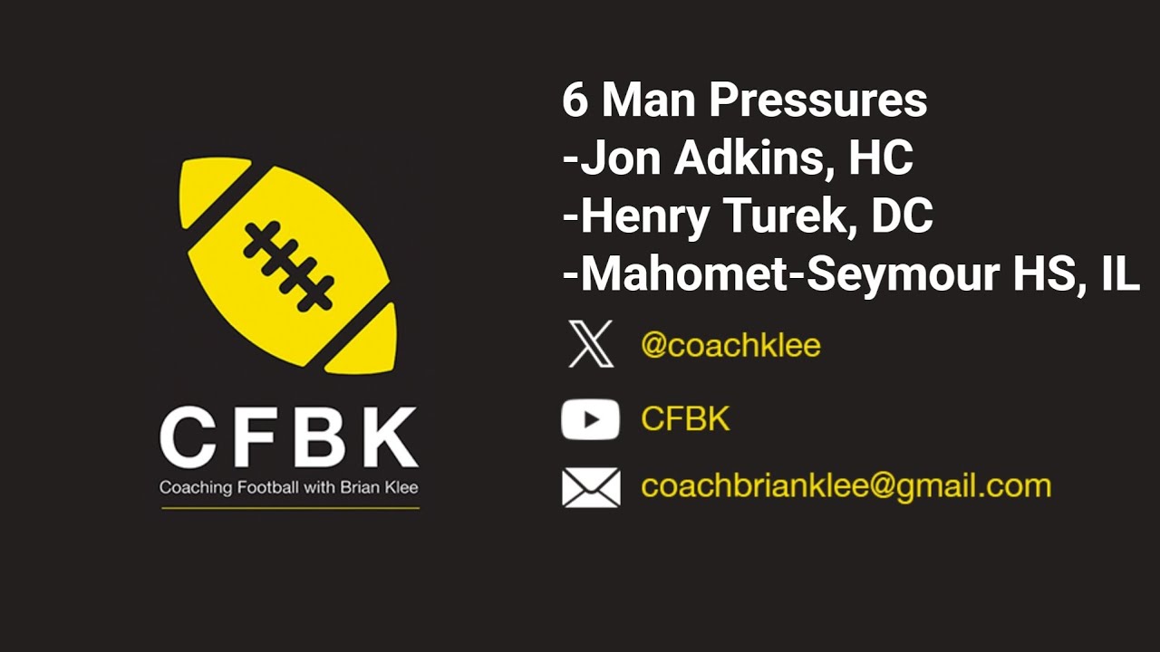 CFBK 6 Man Defensive Pressures - Chiefpigskin
